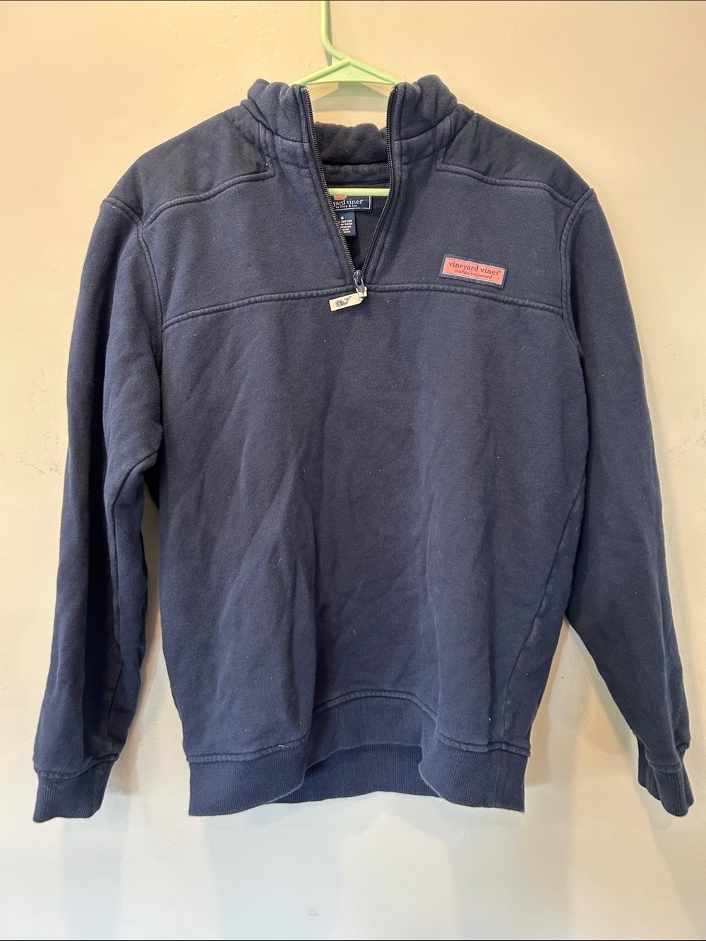 Vineyard Vines Men's Navy Half-Zip Pullover Sweatshirt
